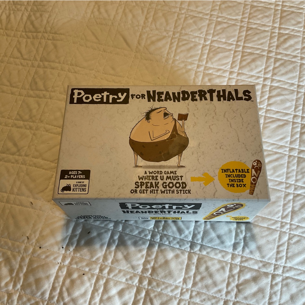 Poetry for Neanderthals Word Game